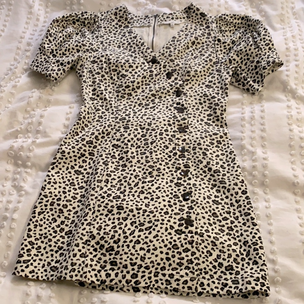 Moon River Leopard Dress